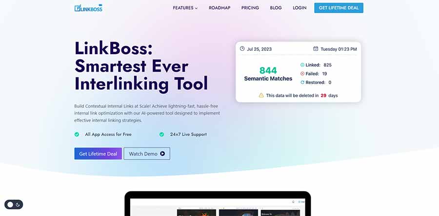 LinkBoss Interlinking Tool